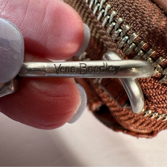 Vera Bradley Carryall RFID All in One Crossbody Purse Leather Classic Mocha NWT - Picture 9 of 11